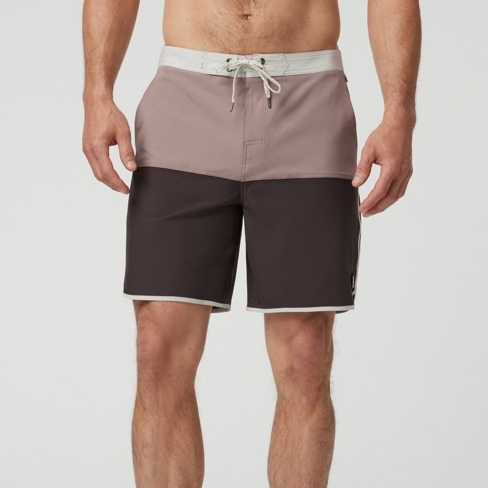 Vuori Cruise Boardshorts Men's Size 36 Colorblock Stretch Swimsuit Trunks